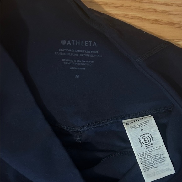 Athleta Navy Blue Women's Pants - Picture 2 of 2